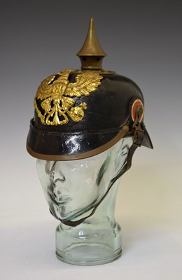 Lot 488 - Imperial German First World War Pickelhaube helmet