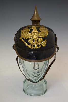 Lot 488 - Imperial German First World War Pickelhaube helmet