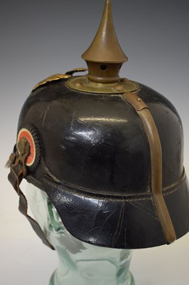 Lot 488 - Imperial German First World War Pickelhaube helmet