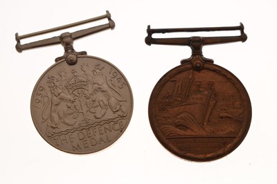 Lot 509 - First World War medal trio awarded to Private J. Davies and other medals