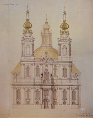 Lot 544 - Reproduction print Rococo Church