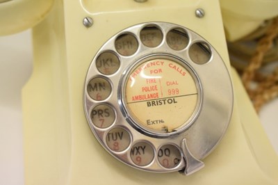 Lot 183 - 1950's GPO cream telephone