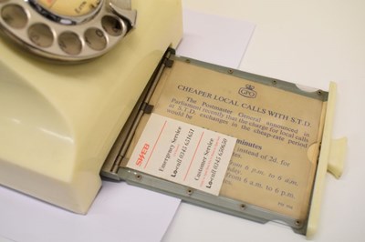 Lot 183 - 1950's GPO cream telephone