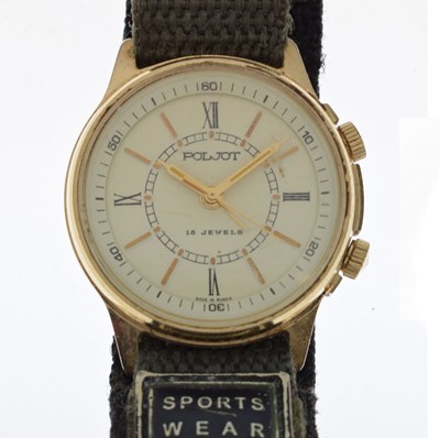 Lot 108 - Poljot - Gentleman's Russian chronograph wristwatch