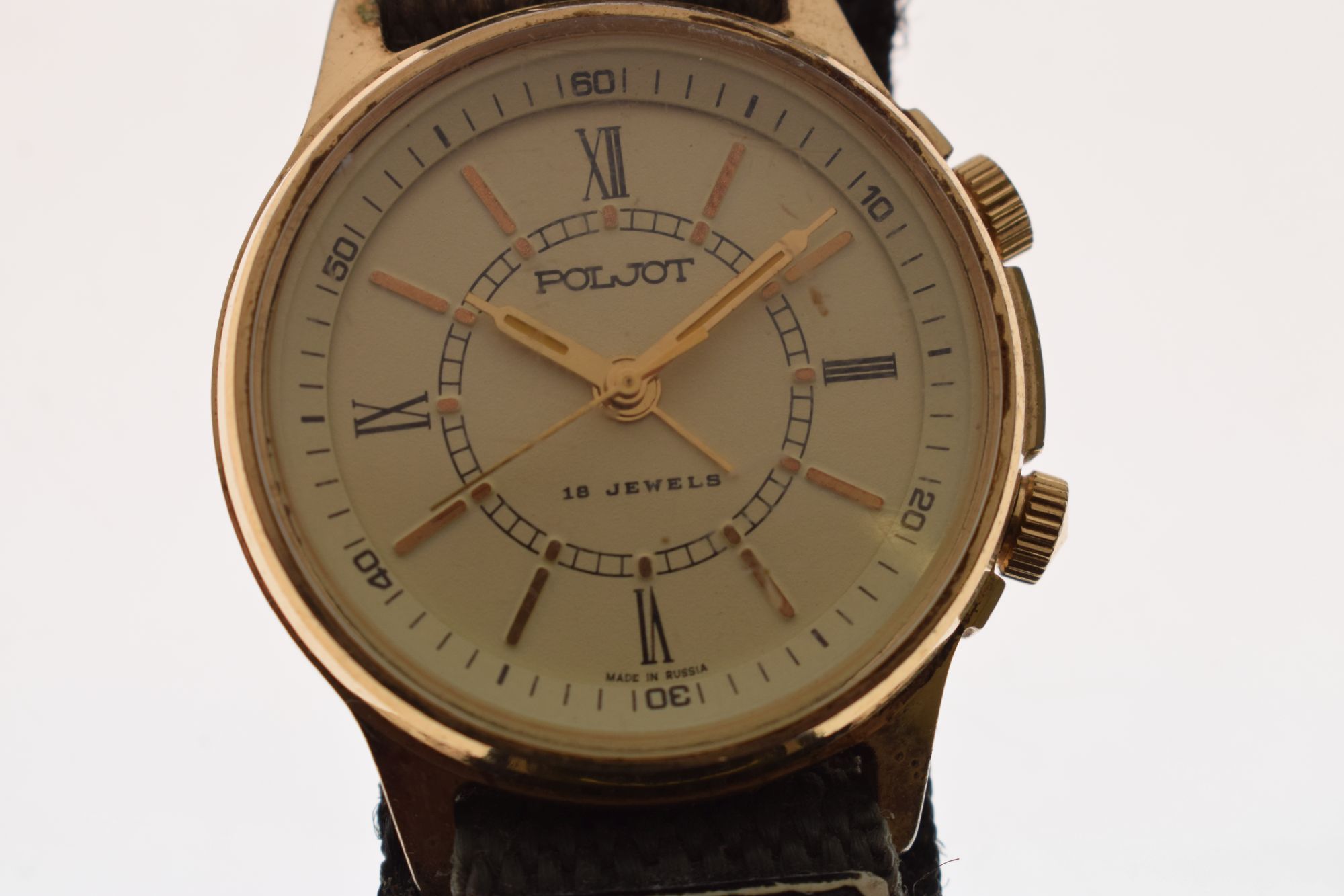 Poljot gold watch best sale