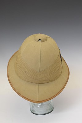 Lot 486 - British Army Wolseley pith helmet