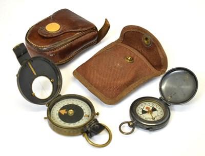 Lot 487 - Two compasses