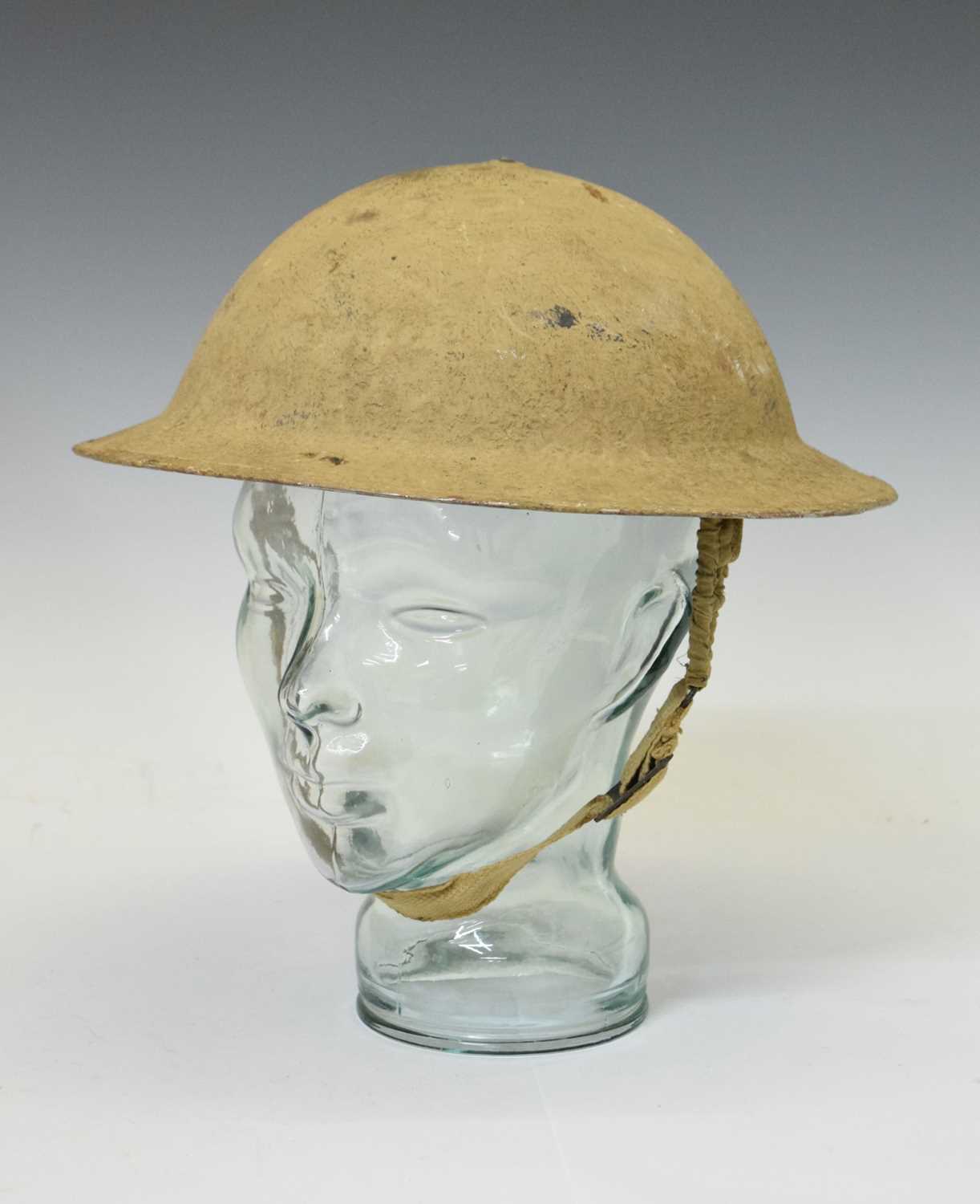 Lot 491 Second World War Brodie steel helmet in