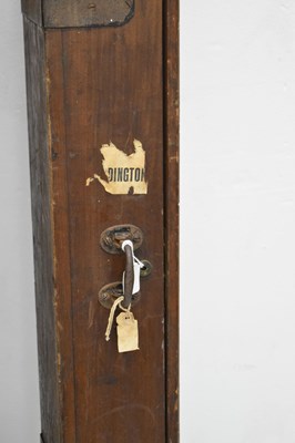 Lot 397 - Four mahogany and tin-mounted fishing rod boxes/cases