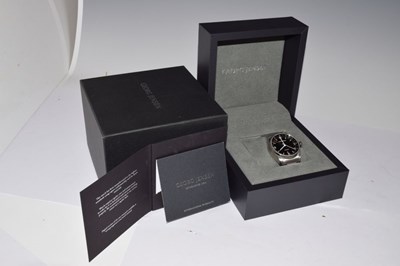 Lot 64 - Georg Jensen - Gentleman's stainless steel automatic wristwatch