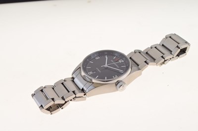 Lot 64 - Georg Jensen - Gentleman's stainless steel automatic wristwatch