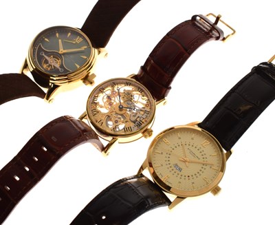 Lot 121 - Constantin Weisz, Stühring and Adee Kaye gentleman's wristwatches