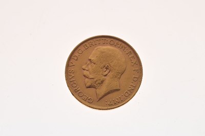 Lot 262 - George V gold sovereign, 1912