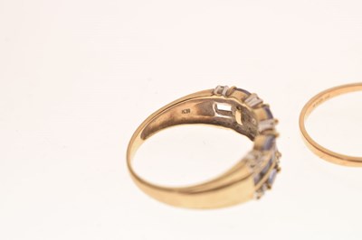 Lot 23 - Two 9ct gold dress ring