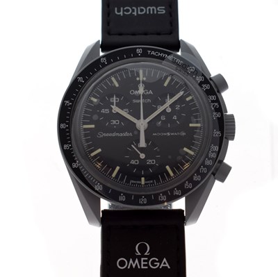 Lot 95 - Swatch Omega Speedmaster - Gentleman's 'Mission to the Moon' wristwatch
