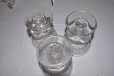 Lot 50 - Set of six 18th century wine glasses