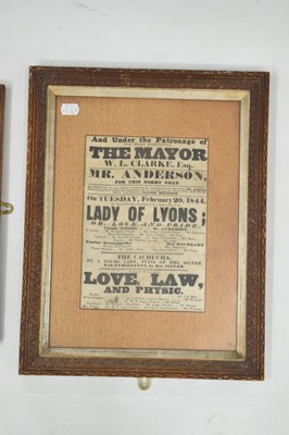 Lot 6 - Three 18th and 19th century Bristol related posters