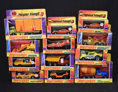 Lot 473 - Matchbox Superkings - Group of twelve boxed diecast model vehicles