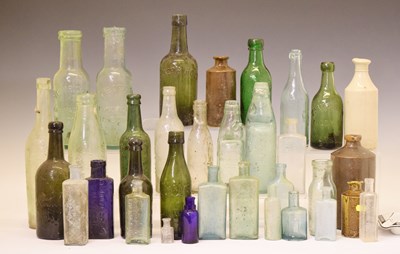 Lot 393 - Quantity of vintage advertising bottles, etc