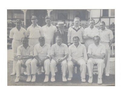 Lot 406 - 1930s Photograph of Northamptonshire County Cricket Club