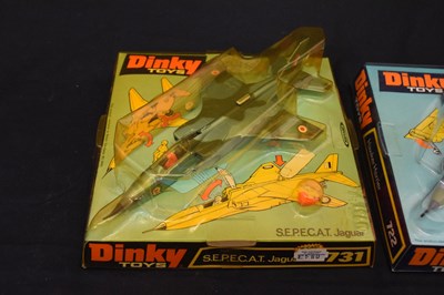 Lot 448 - Dinky Toys - Two diecast model fighter planes