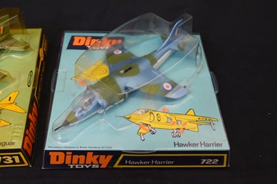 Lot 448 - Dinky Toys - Two diecast model fighter planes