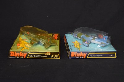 Lot 448 - Dinky Toys - Two diecast model fighter planes