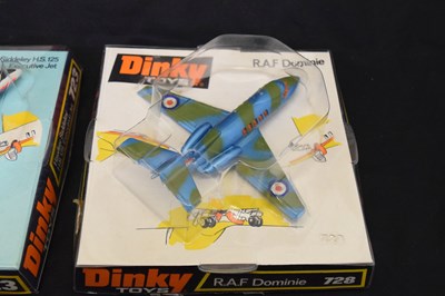 Lot 450 - Dinky Toys - Two diecast model fighter planes