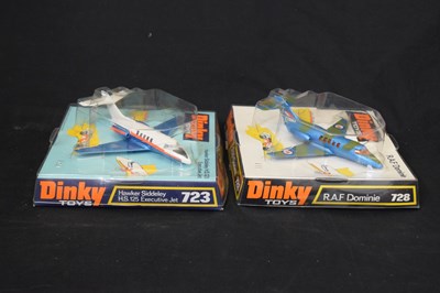 Lot 450 - Dinky Toys - Two diecast model fighter planes