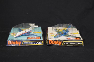 Lot 450 - Dinky Toys - Two diecast model fighter planes