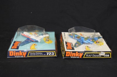 Lot 450 - Dinky Toys - Two diecast model fighter planes