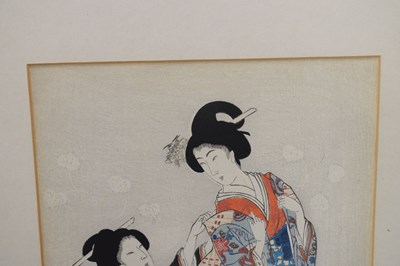 Lot 256 - Three Japanese woodblock prints