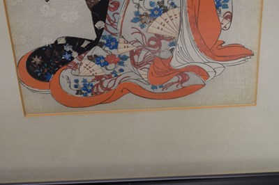 Lot 256 - Three Japanese woodblock prints
