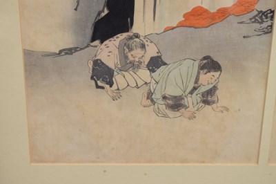 Lot 256 - Three Japanese woodblock prints