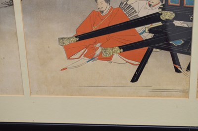 Lot 256 - Three Japanese woodblock prints