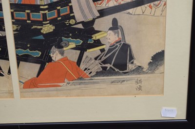 Lot 256 - Three Japanese woodblock prints