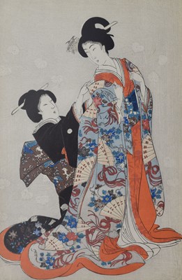 Lot 256 - Three Japanese woodblock prints