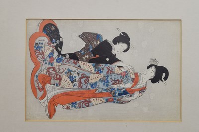 Lot 256 - Three Japanese woodblock prints