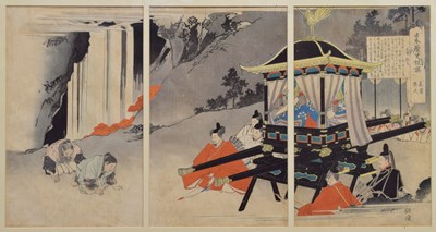 Lot 256 - Three Japanese woodblock prints