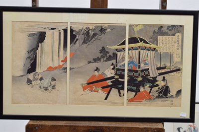 Lot 256 - Three Japanese woodblock prints