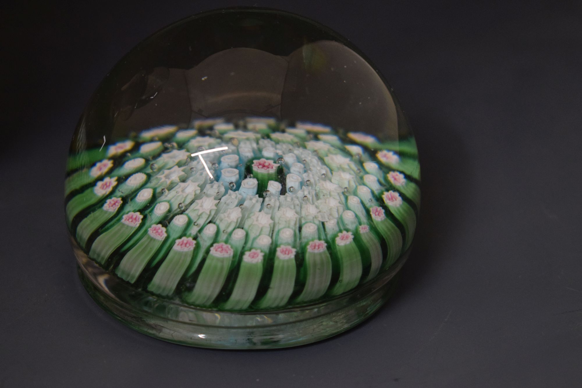 Lot 53 - Old English paperweight inkwell and