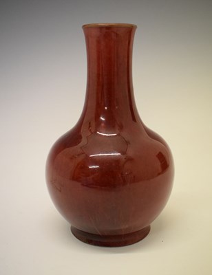 Lot 280 - Sang de boeuf vase