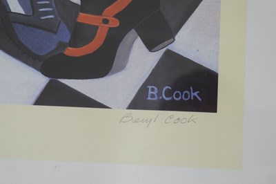 Lot 628 - Beryl Cook (1926-2008) - Pair of signed prints - 'Strip Poker' and 'Shall we Dance'