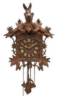 Lot 730 - Black Forest weight driven cuckoo clock