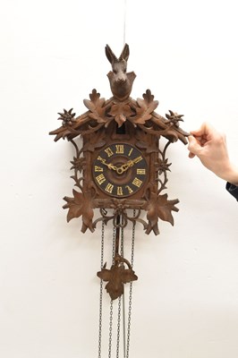 Lot 730 - Black Forest weight driven cuckoo clock