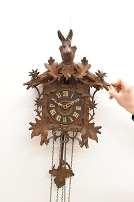 Lot 730 - Black Forest weight driven cuckoo clock