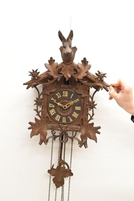 Lot 730 - Black Forest weight driven cuckoo clock