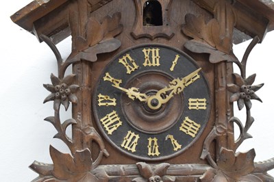 Lot 730 - Black Forest weight driven cuckoo clock