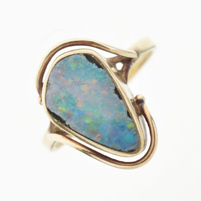 Lot 21 - Boulder opal ring