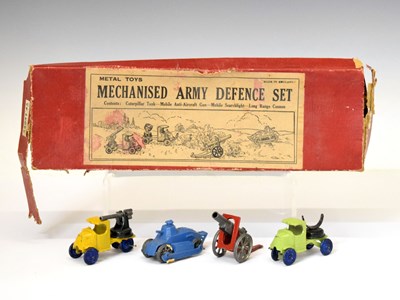 Lot 121 - Rare John Hill & Company / Johillco Mechanised Army Defence Set 26042/45